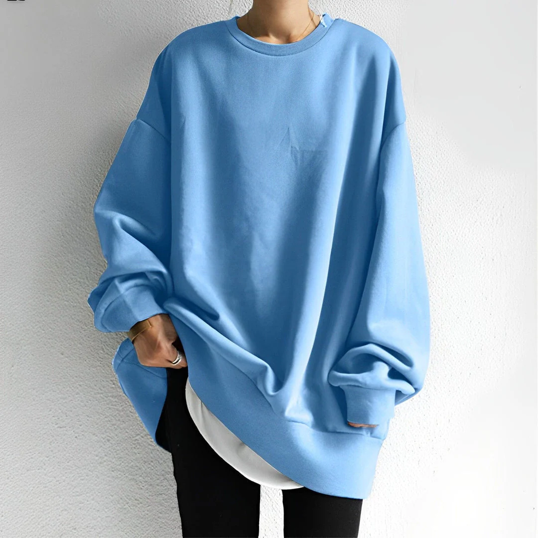 Sweater Women Cozy Oversized Long Sleeve Casual Winter Top - Image 2