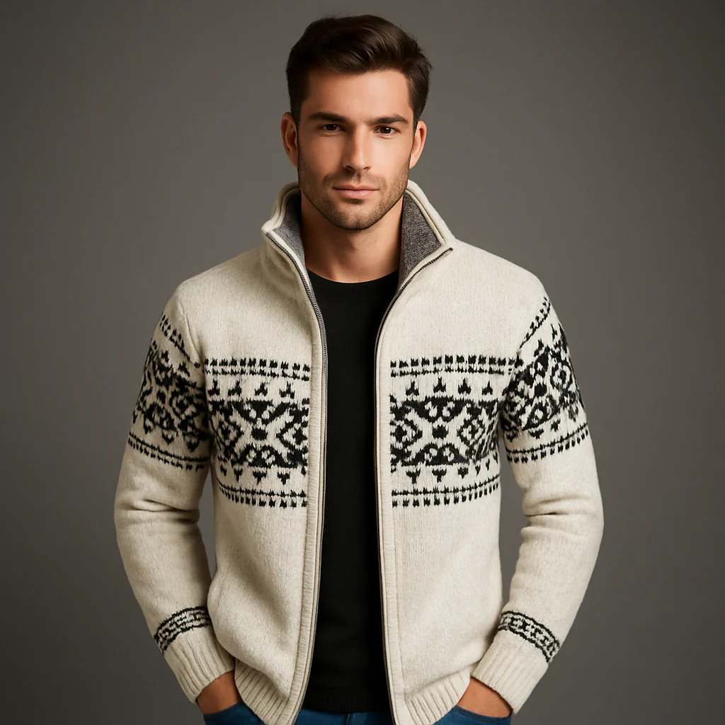 Jacket Men Regular Fit Zip-up Design with Fleece Lining Interior - Image 12