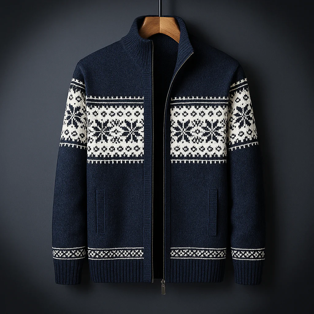 Jacket Men Regular Fit Zip-up Design with Fleece Lining Interior - Image 7