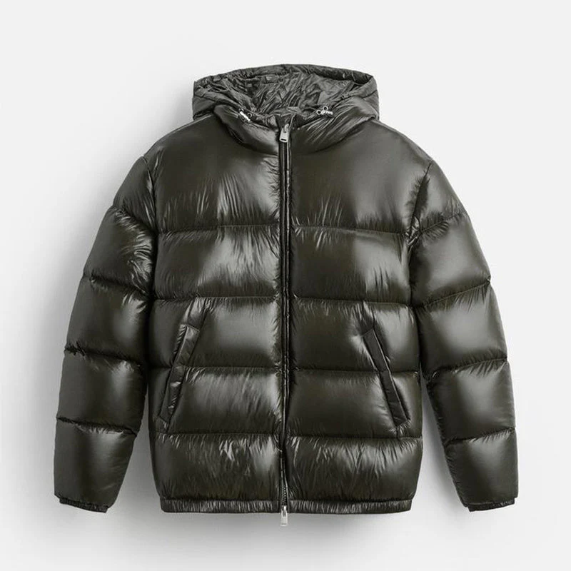 Puffer Jacket Men Padded Design with Side Pockets for Cooler Weather - Image 6