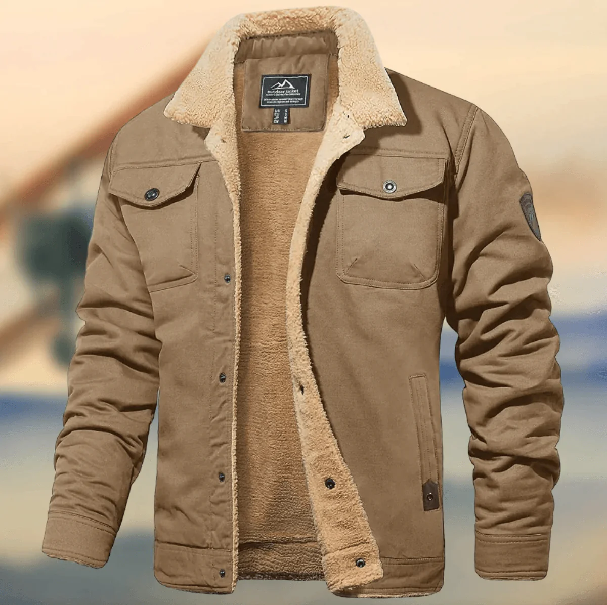 Winter Jacket Men Warm Thick Front Pockets - Image 6