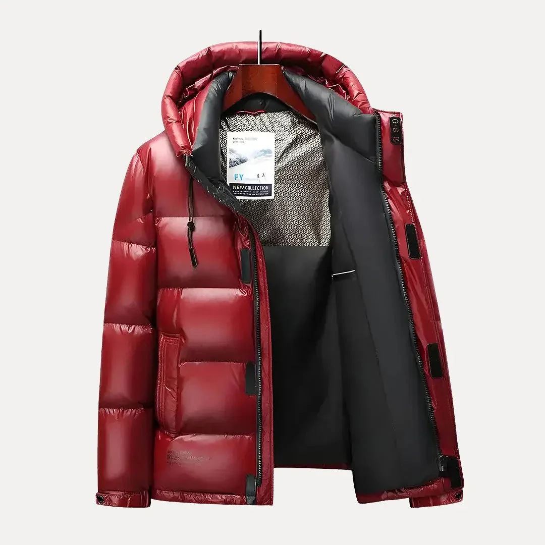 Winter Jacket Men Hooded Design for Outdoor Cold Weather - Image 4