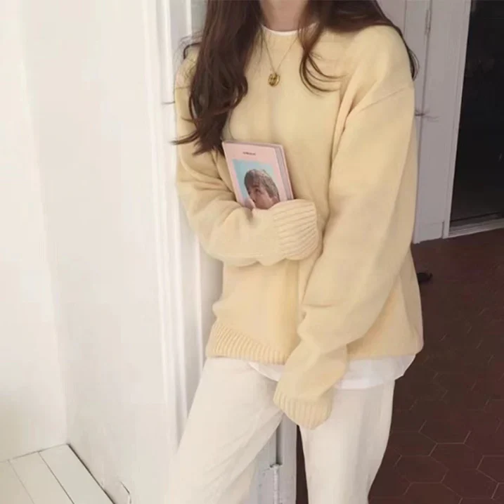 Oversized Sweater Women Modern Relaxed Long Sleeve Winter Jumper - Image 2