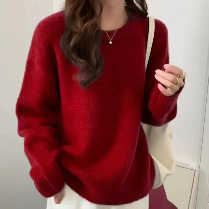 Oversized Sweater Women Modern Relaxed Long Sleeve Winter Jumper - Image 6