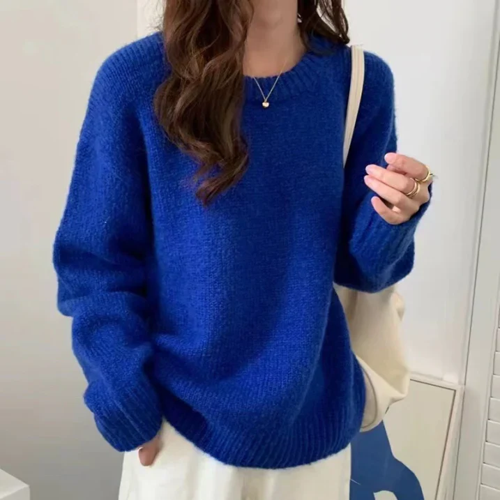 Oversized Sweater Women Modern Relaxed Long Sleeve Winter Jumper - Image 7