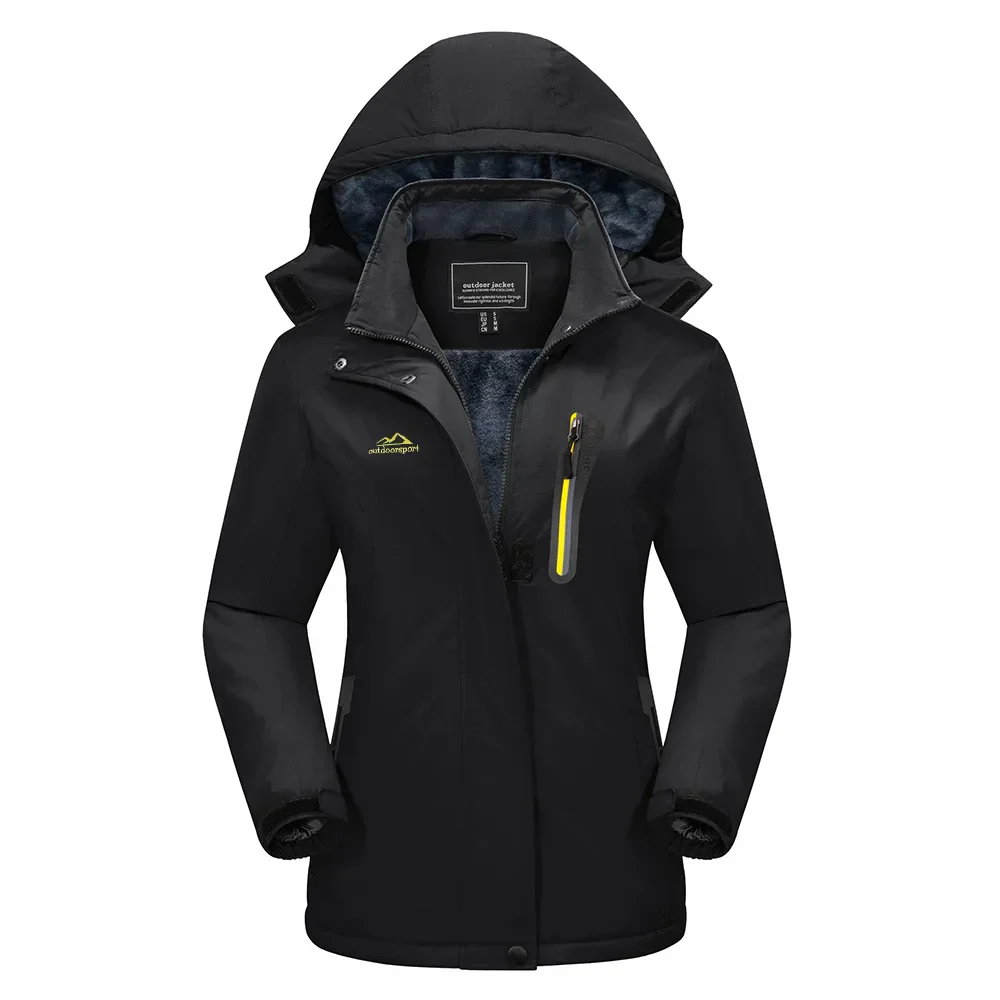 Ski Jacket Women Wide Fit Cut and Silhouette Shape Structure Form - Image 3