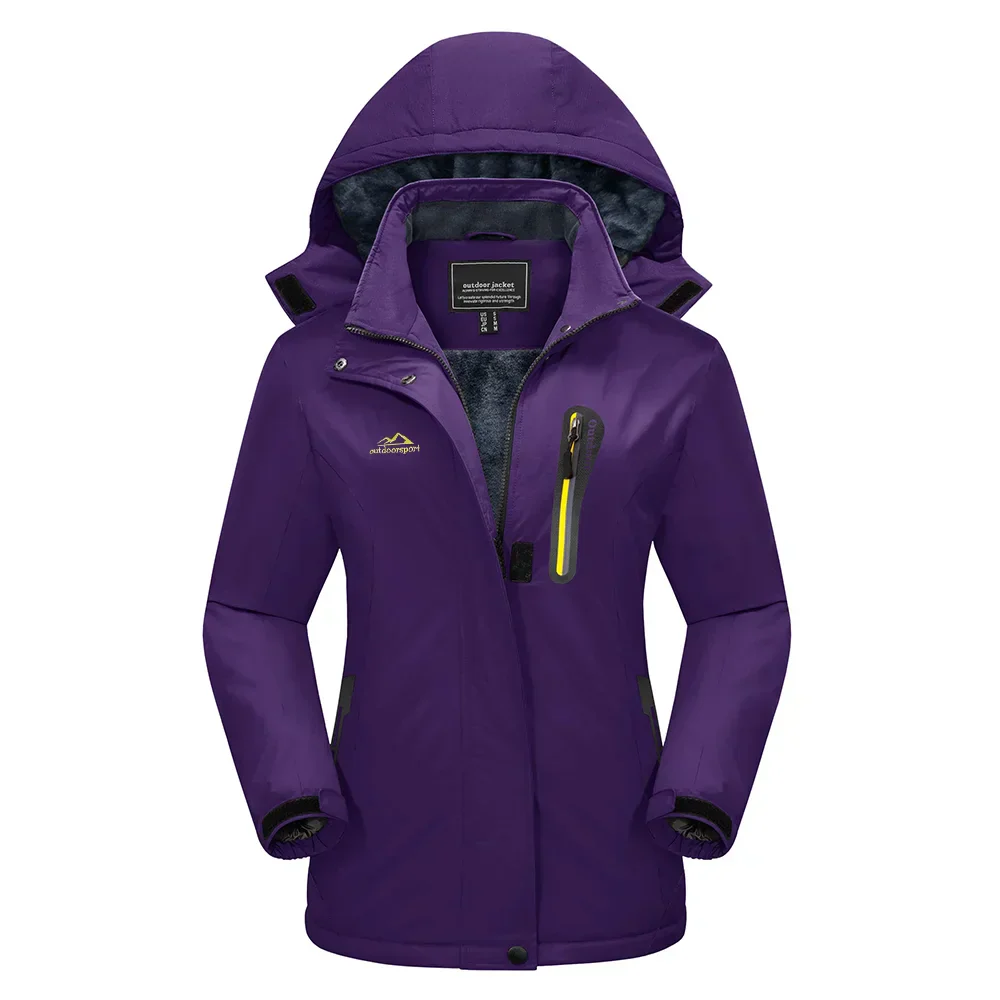 Ski Jacket Women Wide Fit Cut and Silhouette Shape Structure Form - Image 4