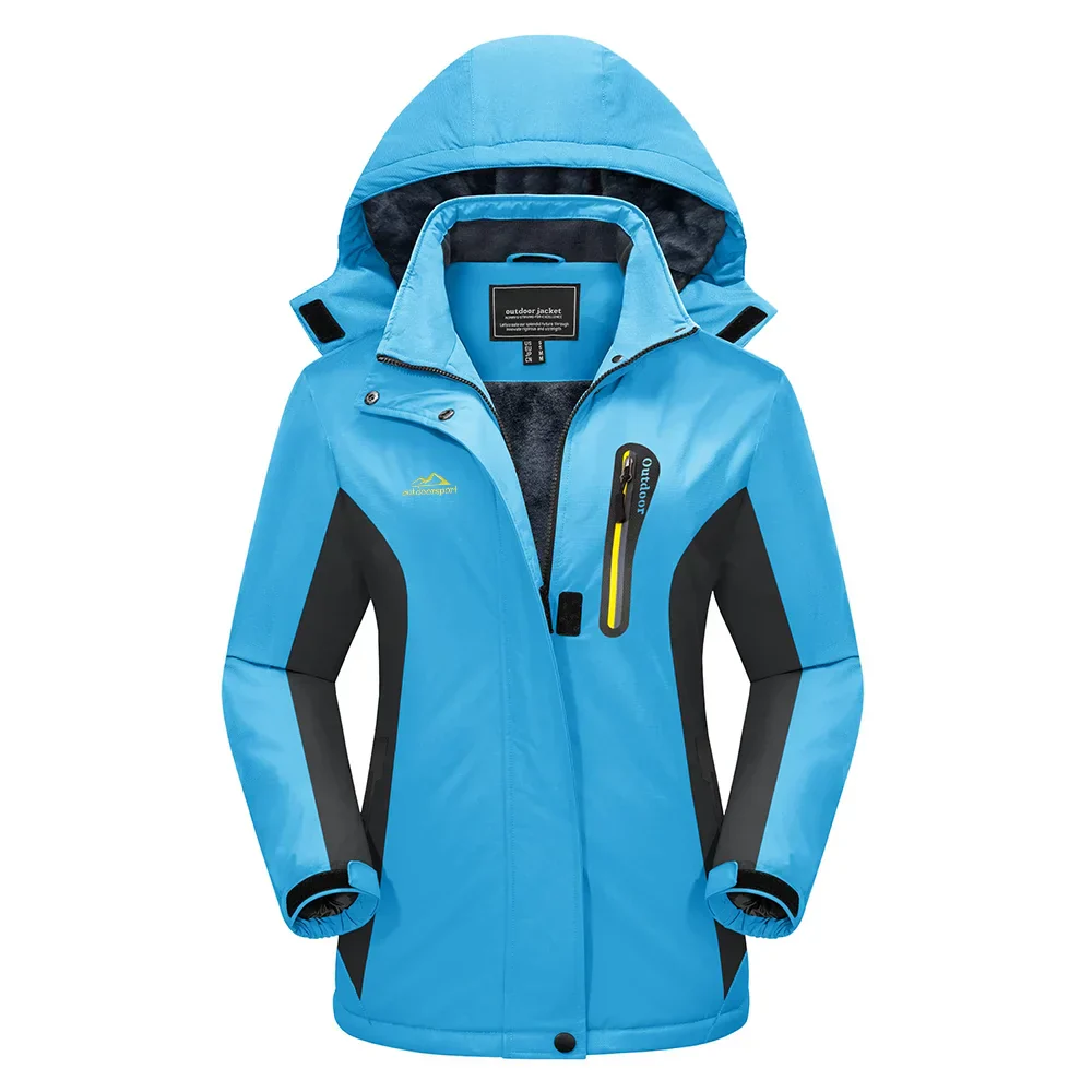 Ski Jacket Women Wide Fit Cut and Silhouette Shape Structure Form - Image 7