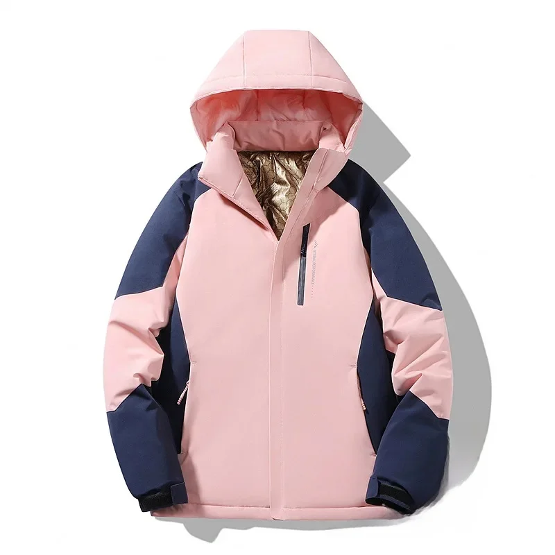 Ski Jacket Unisex Warm Relaxed Fit for Movement and Outdoor Use - Image 4