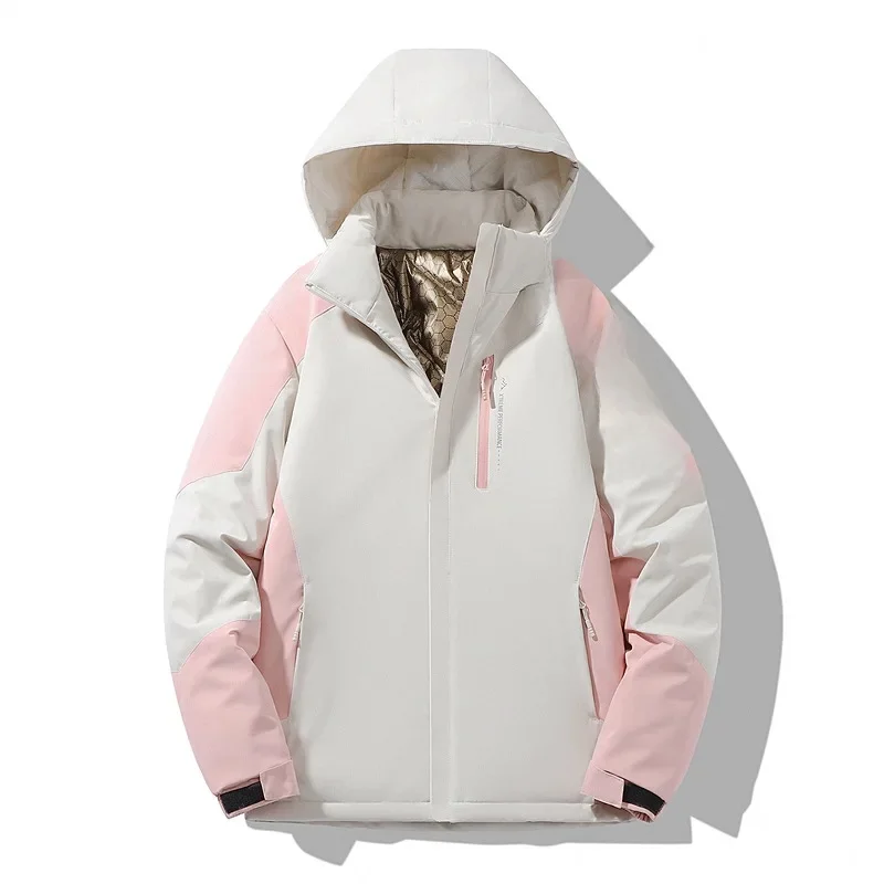 Ski Jacket Unisex Warm Relaxed Fit for Movement and Outdoor Use - Image 5