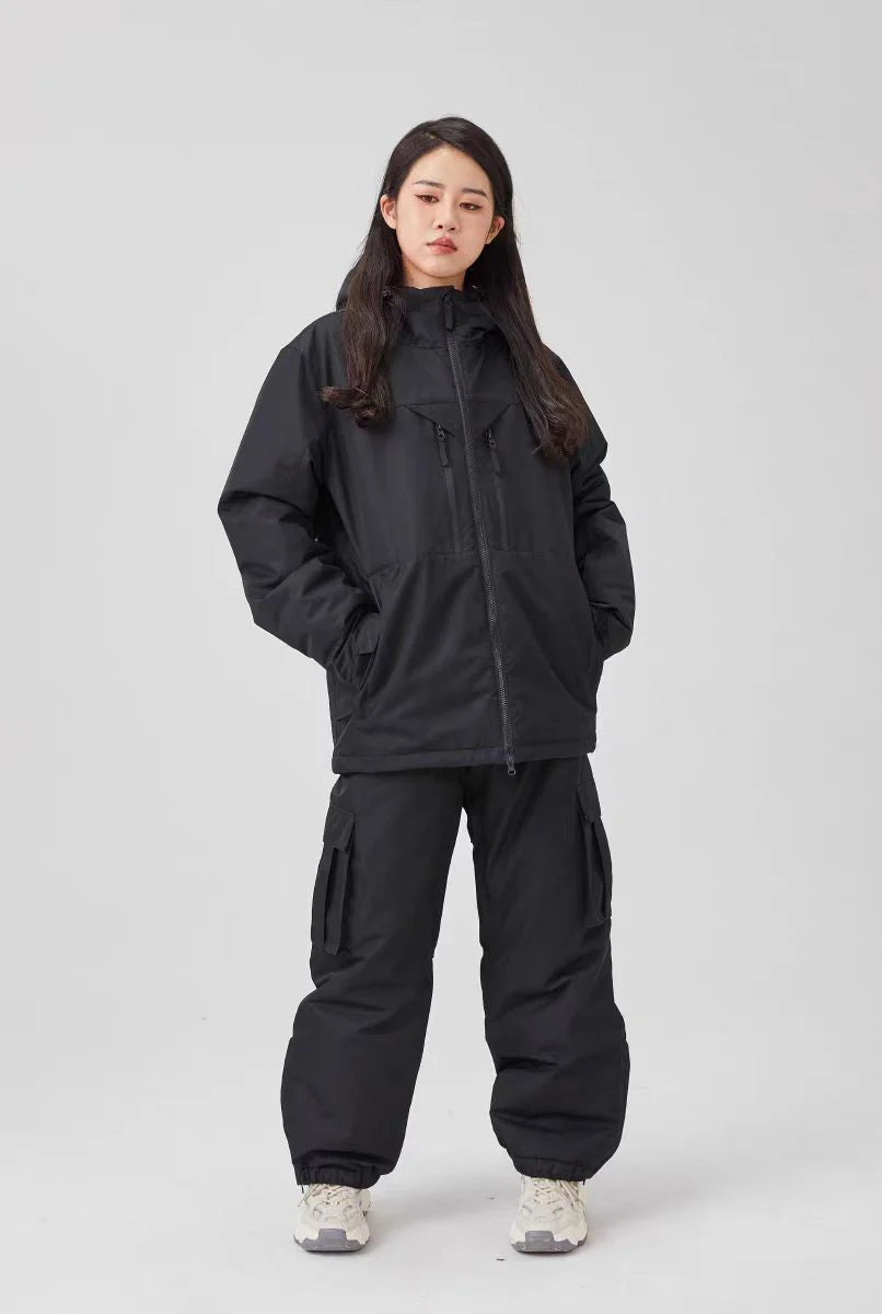 Ski Suit Unisex Waterproof Windproof Jacket and Pants Set Design - Image 3
