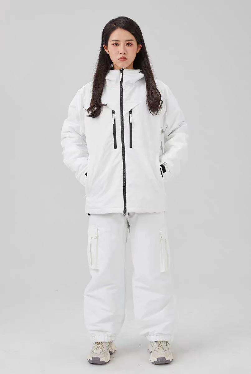 Ski Suit Unisex Waterproof Windproof Jacket and Pants Set Design - Image 6
