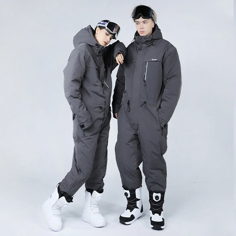 Ski Suit Unisex Waterproof Insulated Full-body Coverage Design - Image 6
