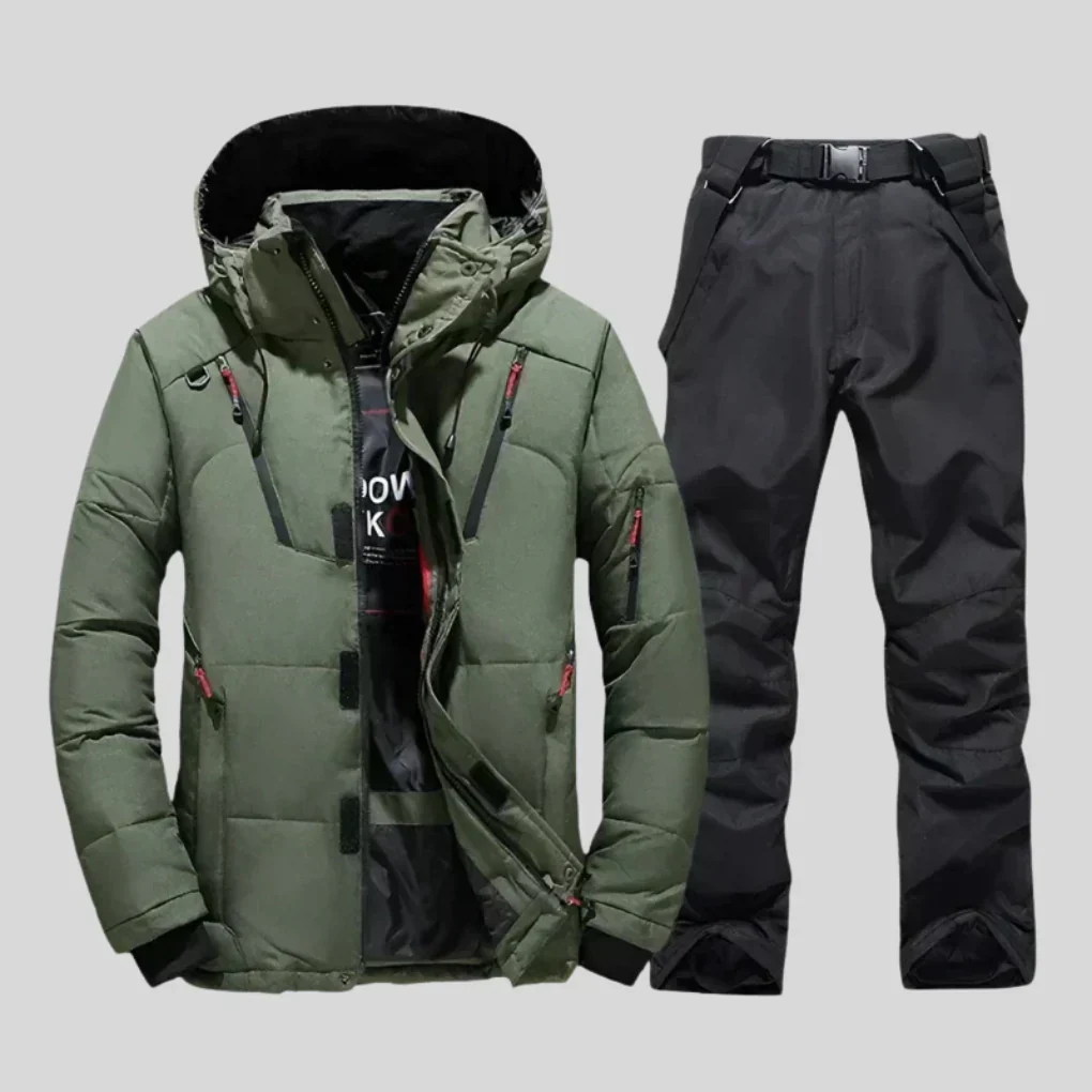 Ski Outfit Set Men Weatherproof Two Piece Design with Regular Fit - Image 4