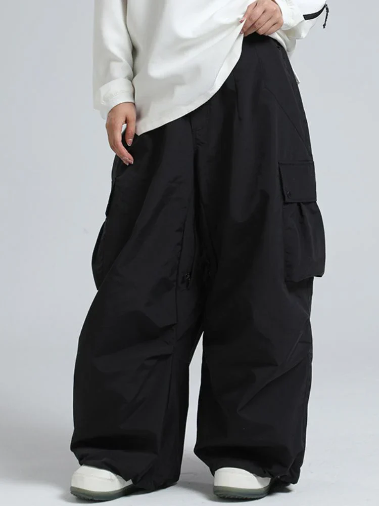 Snowboard Pants Unisex Baggy Loose Fit with Cargo Pockets Design - Image 17