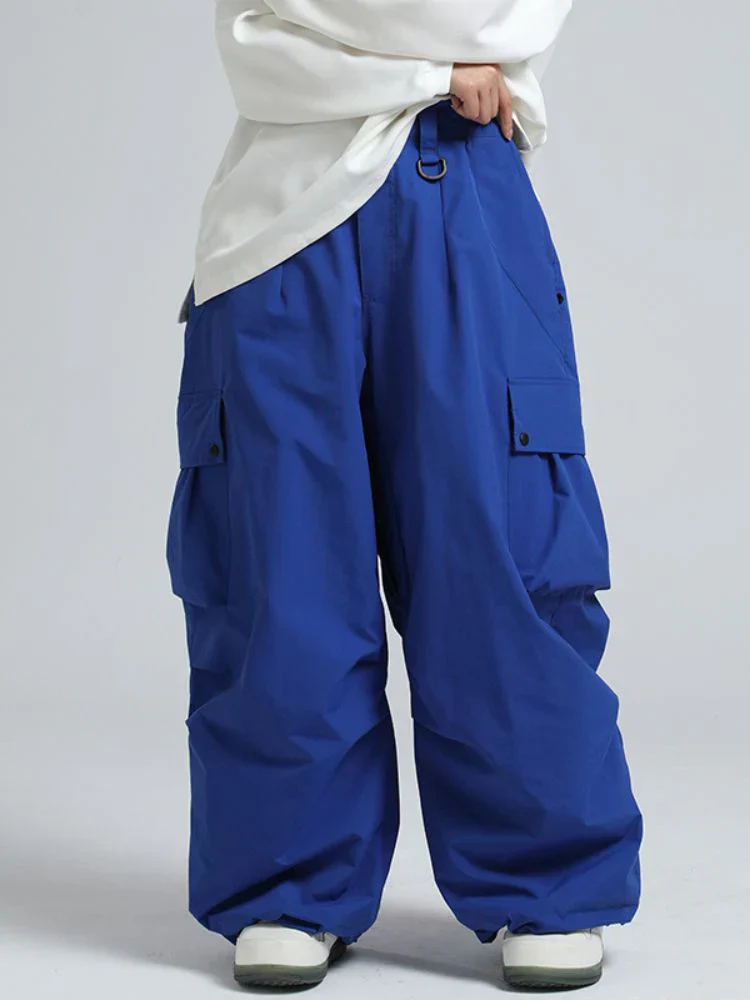 Snowboard Pants Unisex Baggy Loose Fit with Cargo Pockets Design - Image 26