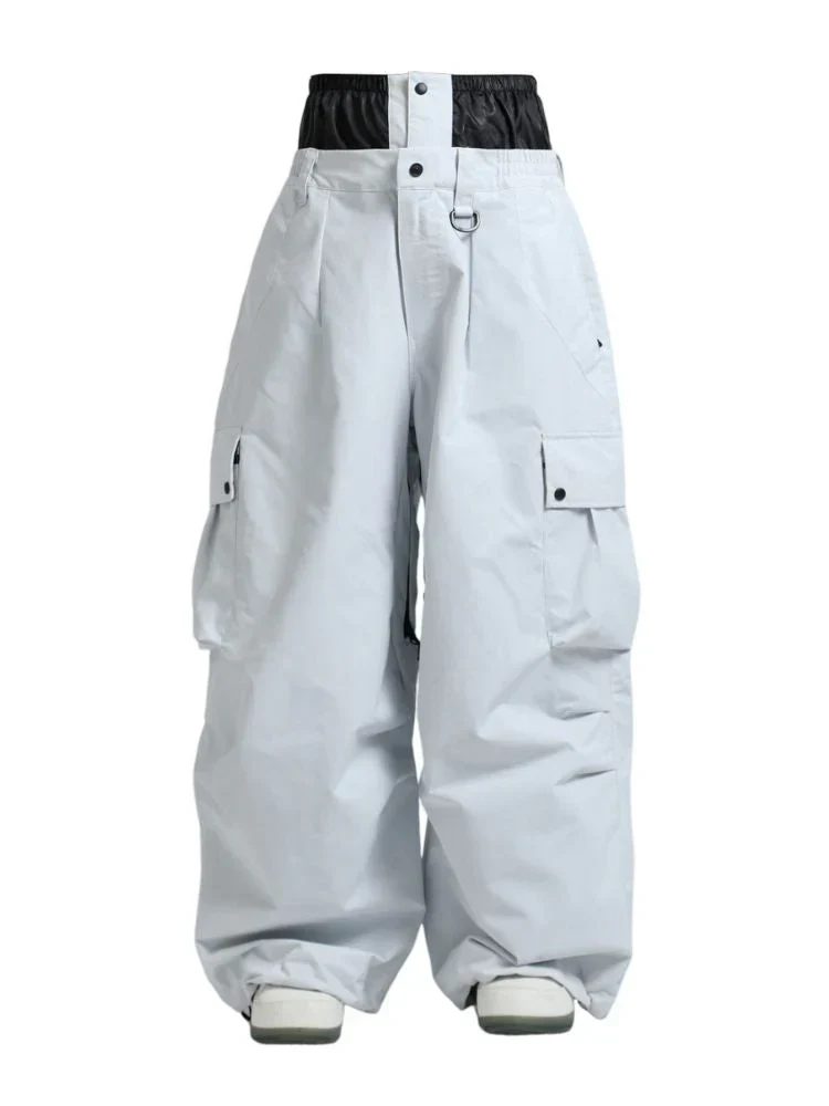 Snowboard Pants Unisex Baggy Loose Fit with Cargo Pockets Design - Image 5