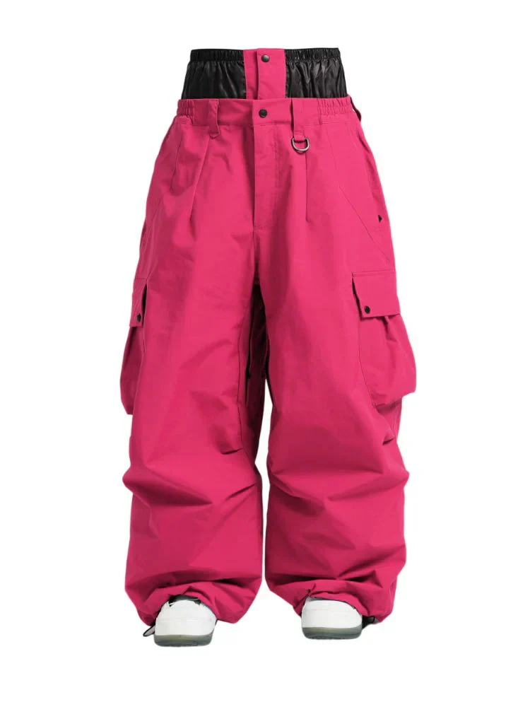 Snowboard Pants Unisex Baggy Loose Fit with Cargo Pockets Design - Image 7