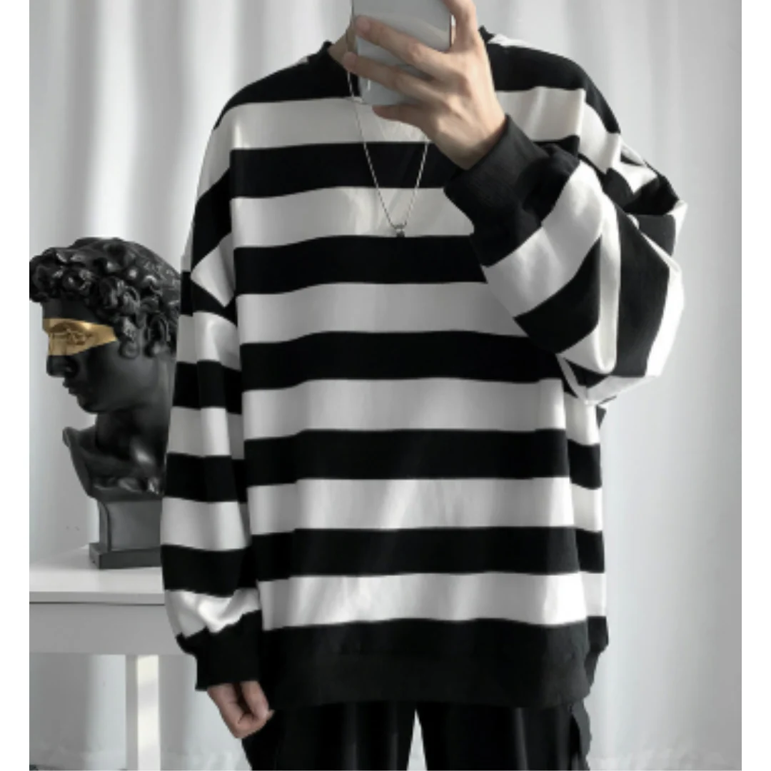 Hoodie Women Warm Striped Casual Everyday Long Sleeve Style - Image 4
