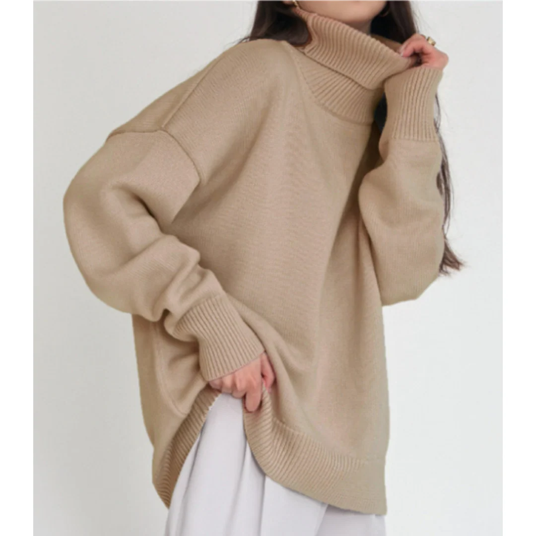 Turtleneck Sweater Women Warm Modern Long Sleeve Winter Jumper - Image 7