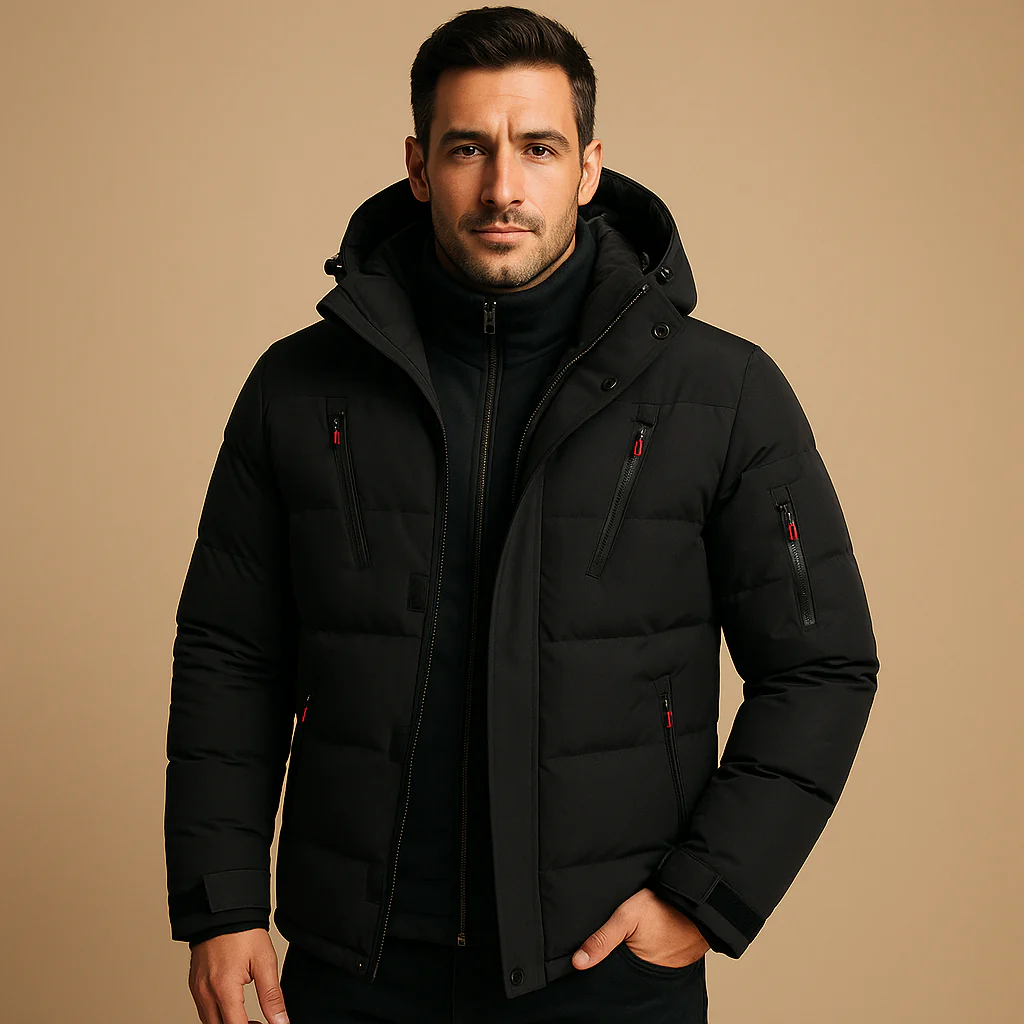 Winter Jacket Men Waterproof Design with Warm Lining - Image 3