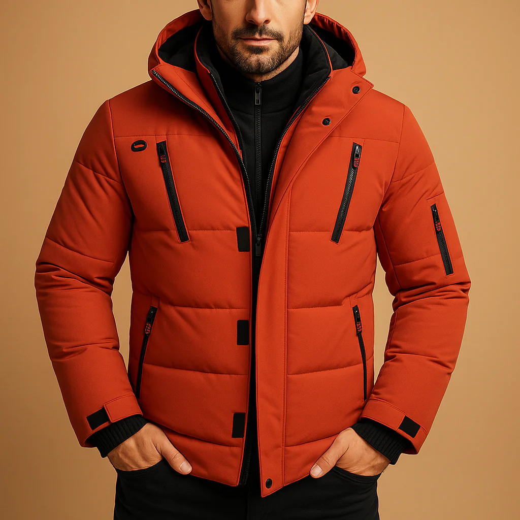 Winter Jacket Men Waterproof Design with Warm Lining - Image 4