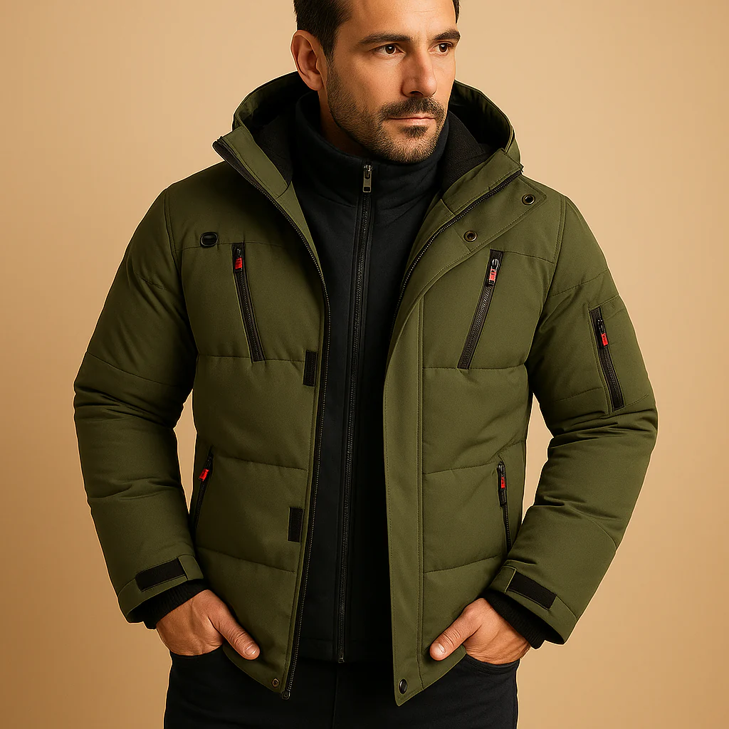 Winter Jacket Men Waterproof Design with Warm Lining - Image 5