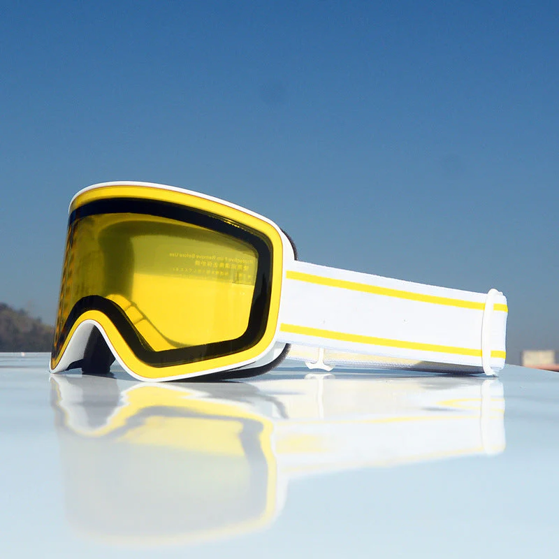 Ski Goggles Unisex Cylindrical Double Lens with Protection - Image 5