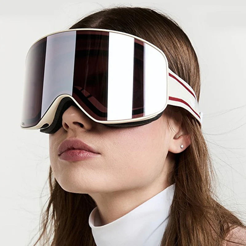 Ski Goggles Unisex Cylindrical Double Lens with Protection - Image 7
