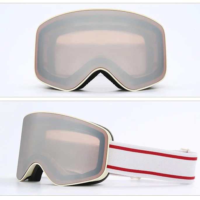 Ski Goggles Unisex Cylindrical Double Lens with Protection - Image 8