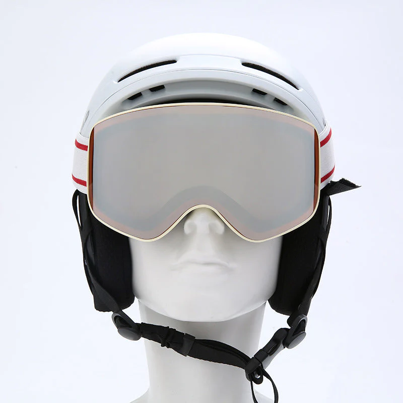 Ski Goggles Unisex Cylindrical Double Lens with Protection - Image 9