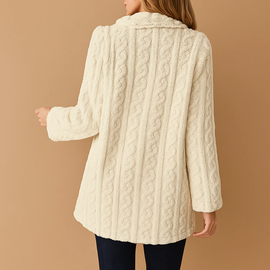 Winter Coat Women Fitted Design in Structured Construction Garment - Image 5