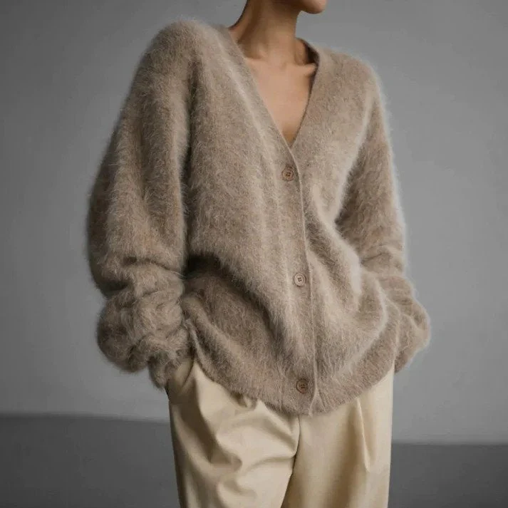 Cardigan Women Winter Warm Knitwear Cozy Style