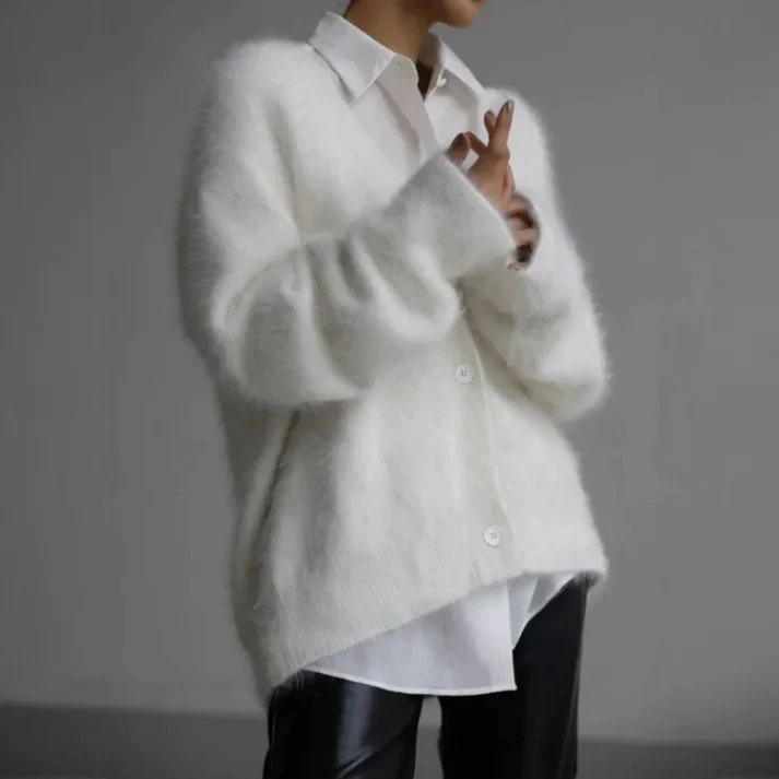 Cardigan Women Winter Warm Knitwear Cozy Style - Image 3