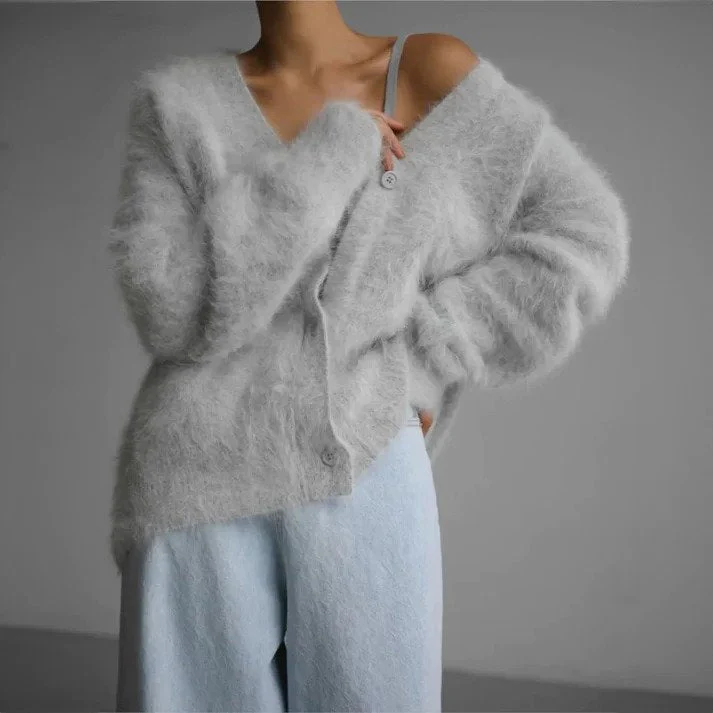 Cardigan Women Winter Warm Knitwear Cozy Style - Image 4