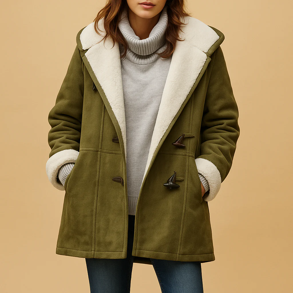 Long Coat Women Hooded Full Length Winter Coat Design - Image 3