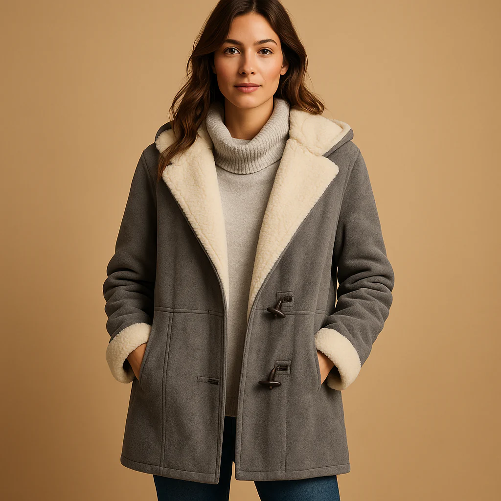 Long Coat Women Hooded Full Length Winter Coat Design - Image 4