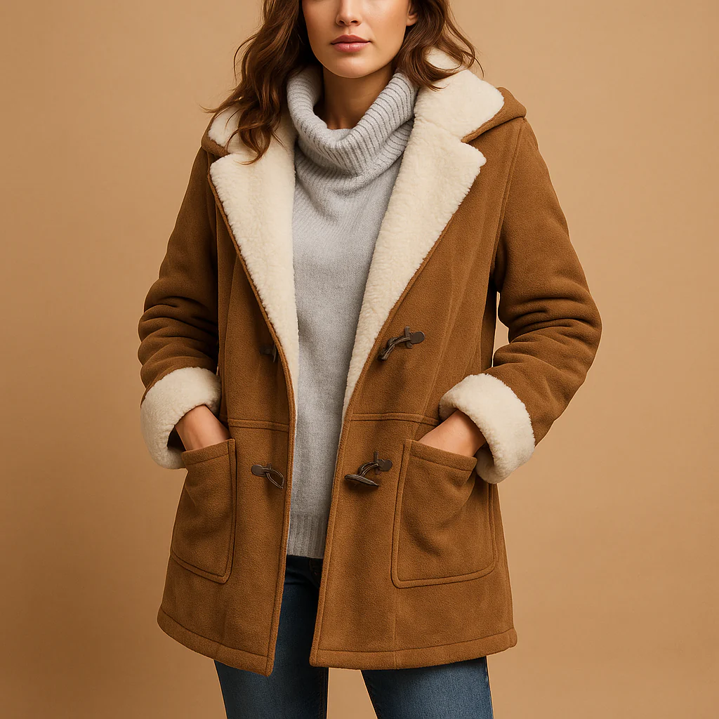 Long Coat Women Hooded Full Length Winter Coat Design - Image 5