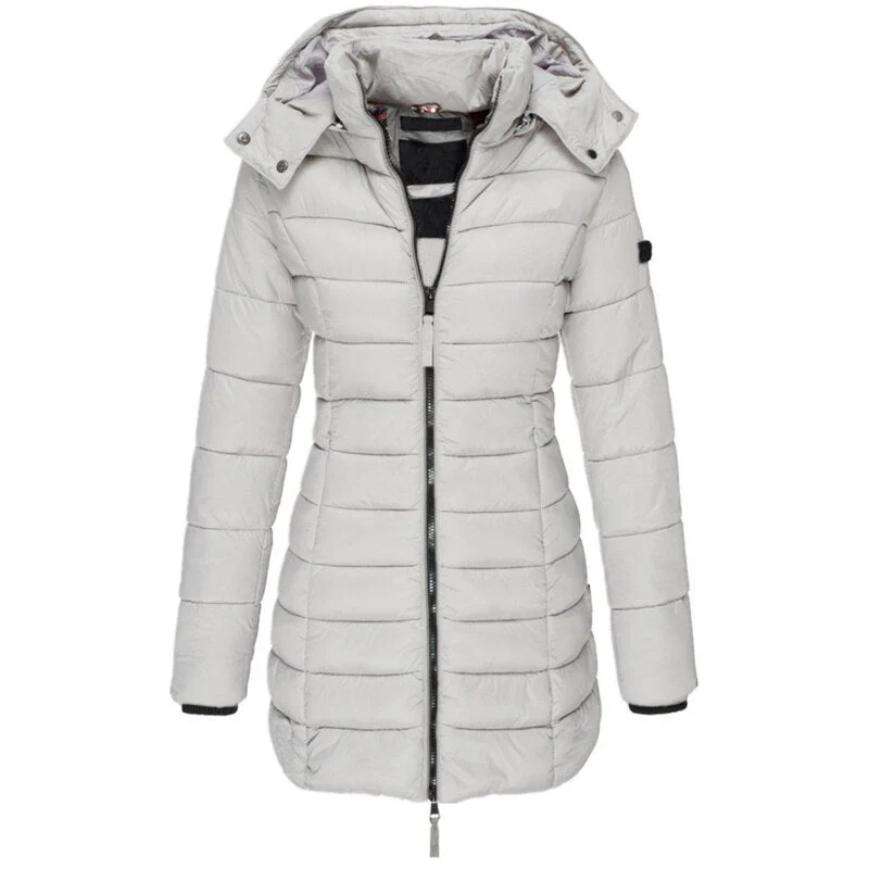 Parka Coat Women Long Hooded Insulated Winter Outerwear