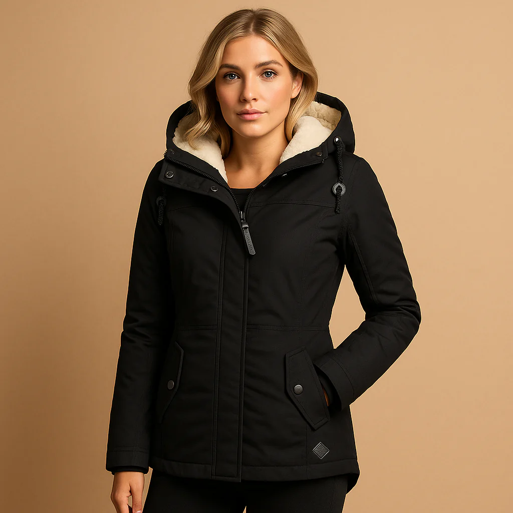 Winter Coat Women Long Elegant Fit - Image 3