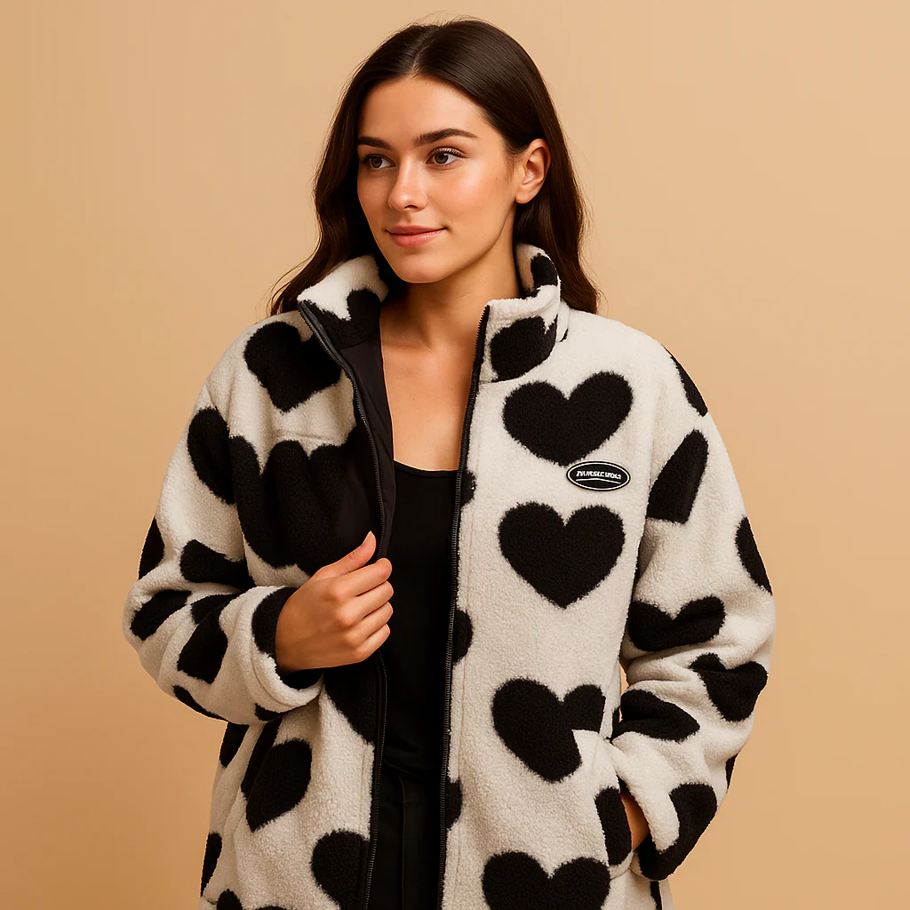 Winter Coat Women Reversible Two Sided Design