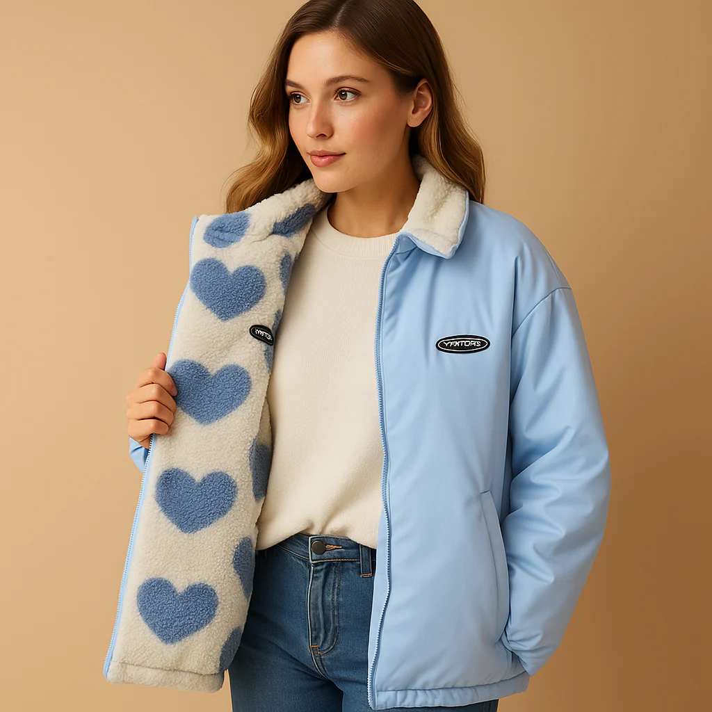 Winter Coat Women Reversible Two Sided Design - Image 2