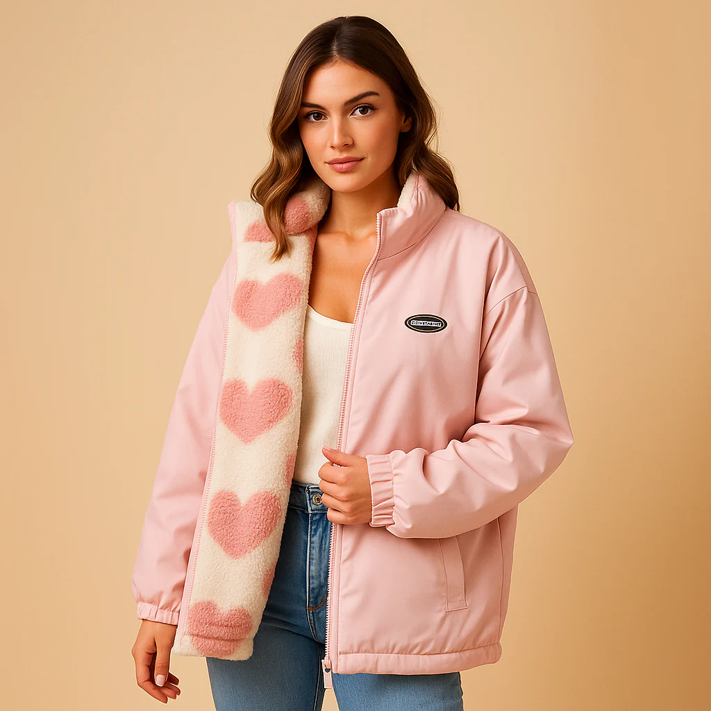 Winter Coat Women Reversible Two Sided Design - Image 3