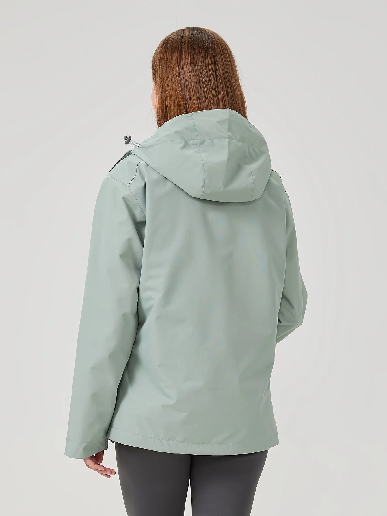 Winter Outdoor Ski Jacket Women Full Length Zipper Closure - Image 3