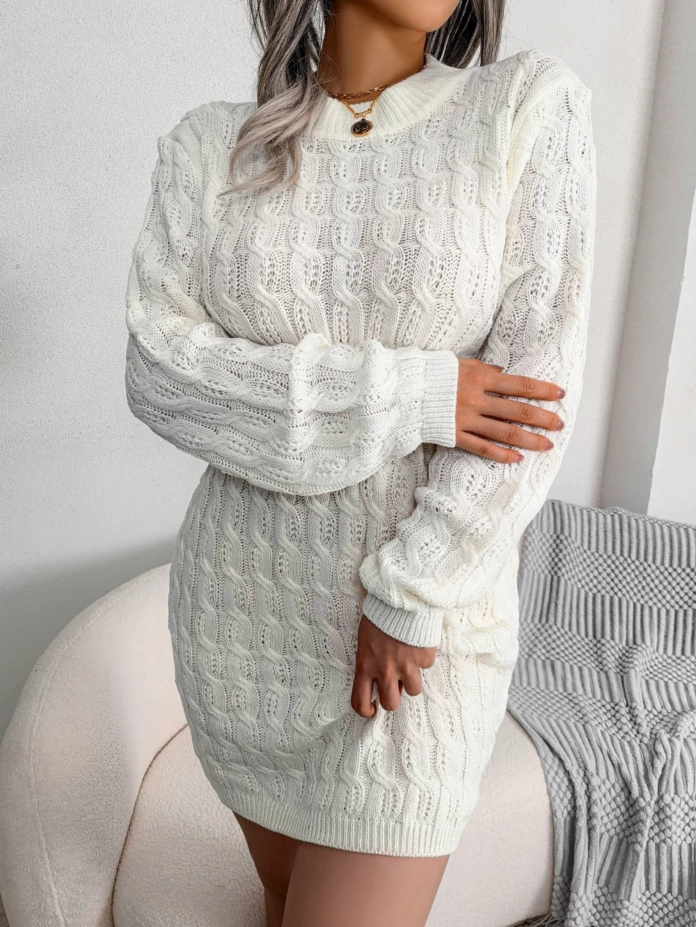 Dress Women Casual Structured Fit Modern Style - Image 3