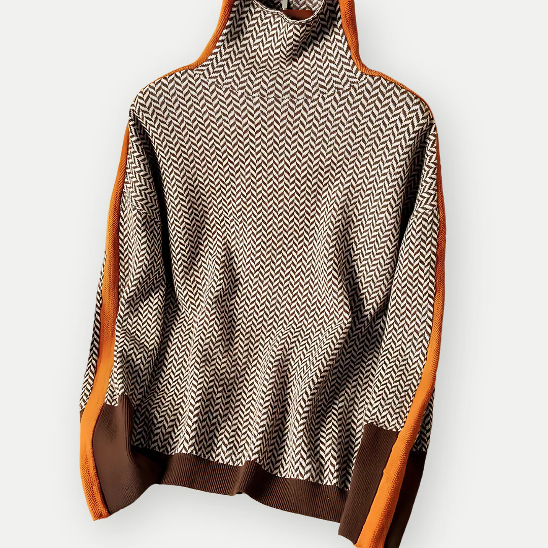 Sweater Women Modern Long Sleeve Fit Chic Look - Image 2