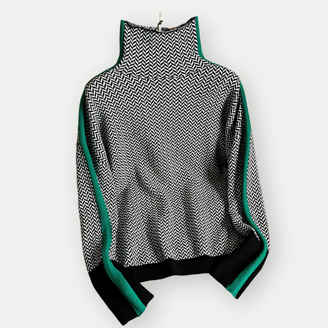 Sweater Women Modern Long Sleeve Fit Chic Look - Image 3
