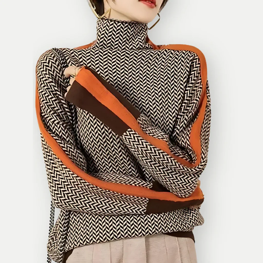 Sweater Women Modern Long Sleeve Fit Chic Look - Image 4