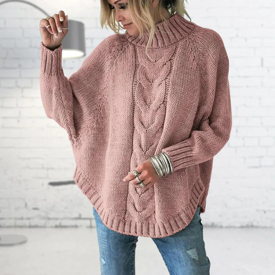 Sweater Women Elegant Relaxed Fit Timeless Style - Image 2