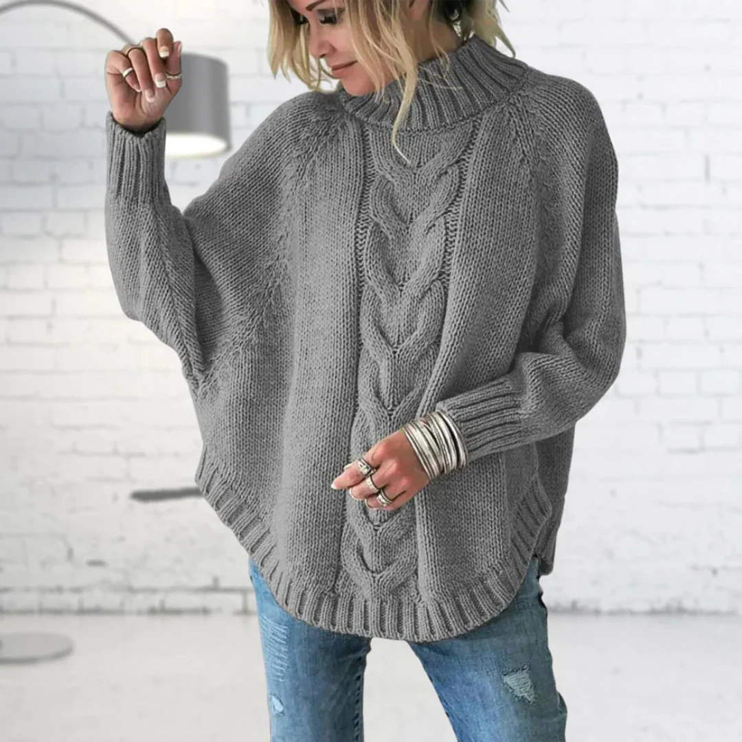Sweater Women Elegant Relaxed Fit Timeless Style - Image 3